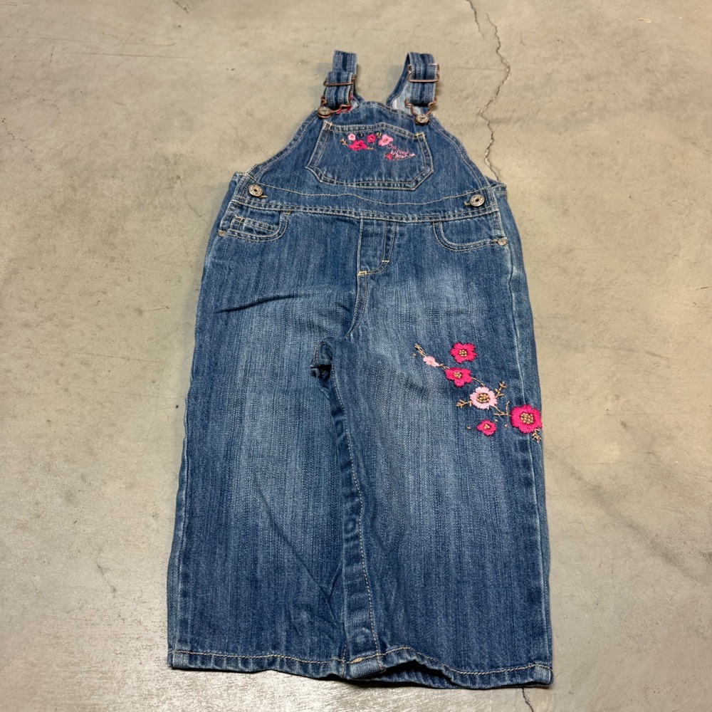 Vintage y2k Kids Osh Kosh Jean Overalls